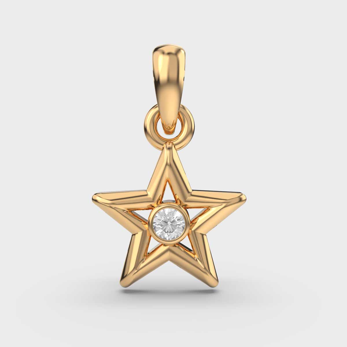Glorious Star Diamond Pendant (Without Chain)