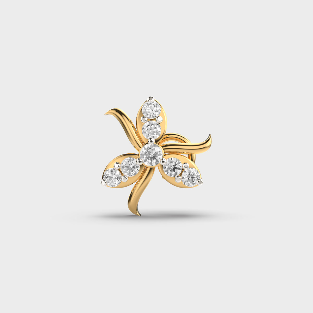 Three For All Diamond Nosepin