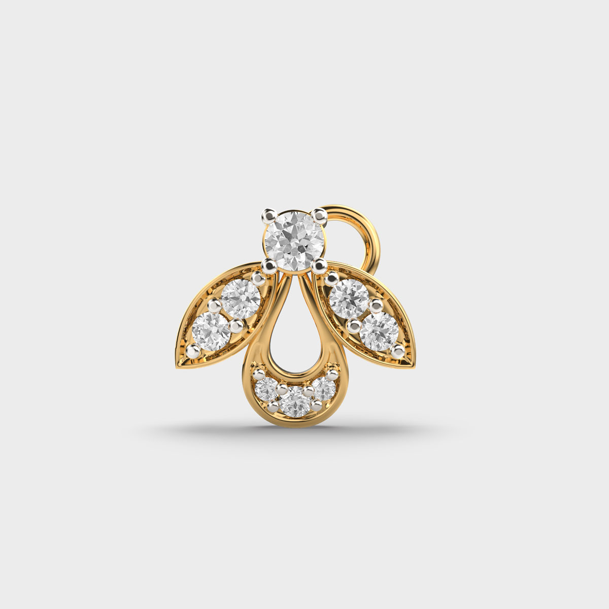 Flight Of Bumblebee Diamond Nosepin