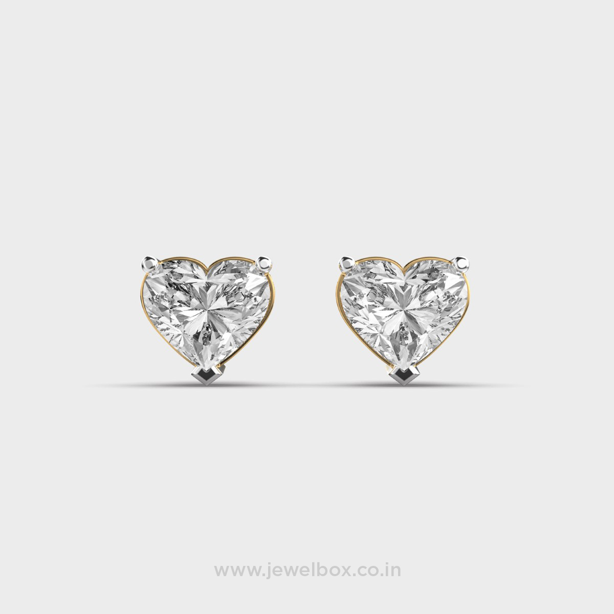 Classic Dainty Sweetheart Diamond Studs