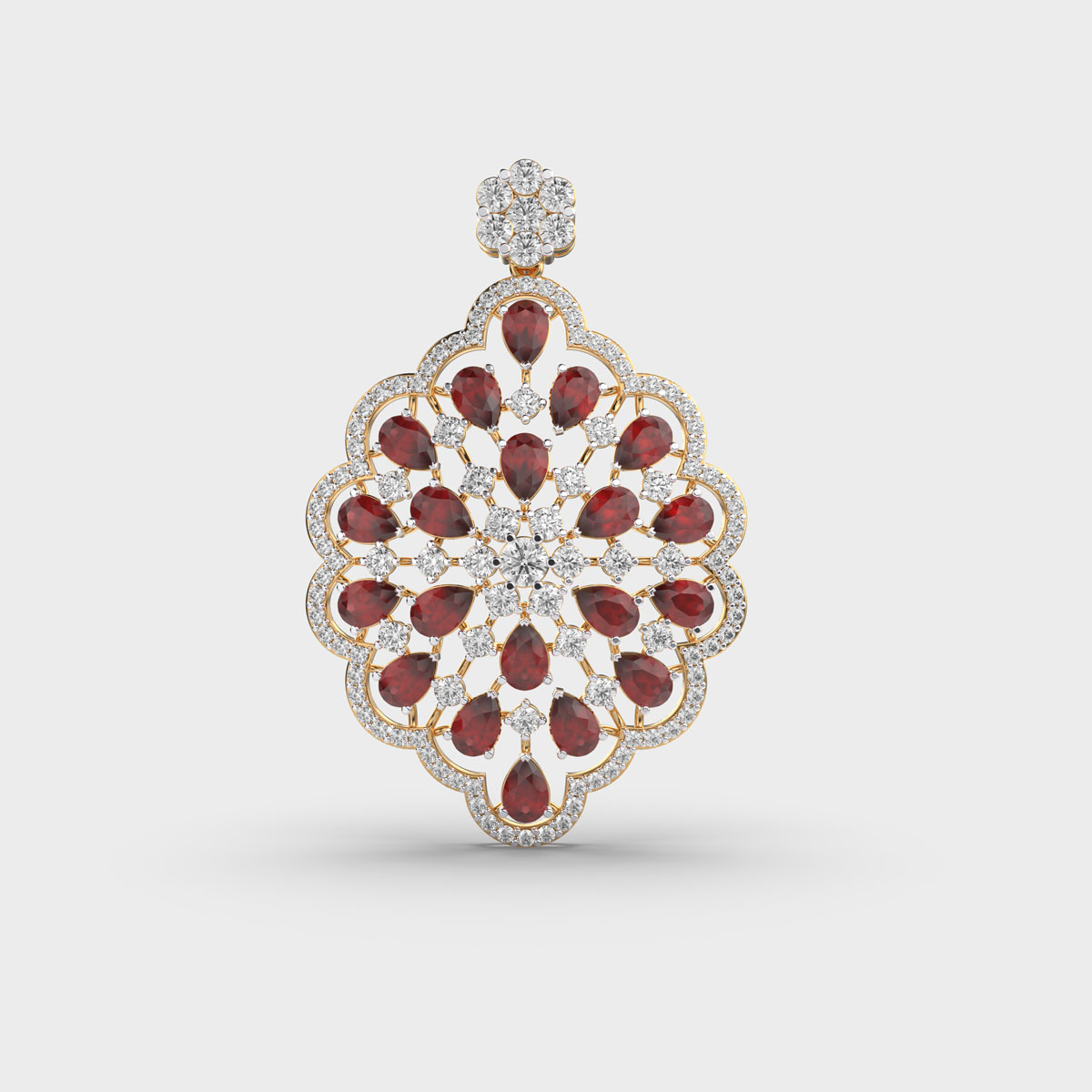 Modern Empress Diamond Pendant (With Chain)