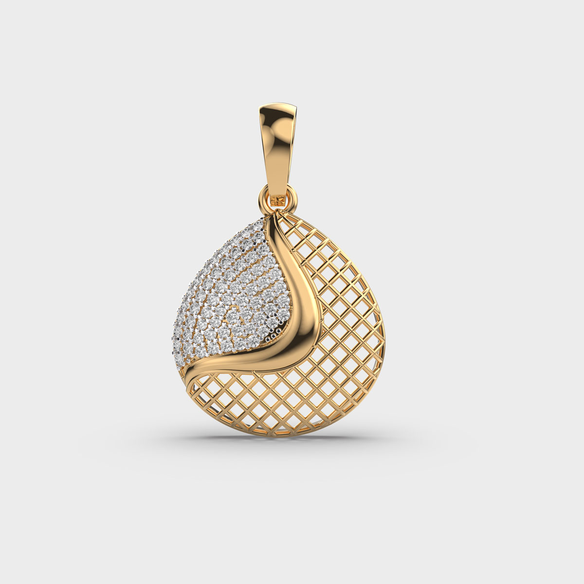Lunagold Diamond Encrusted Charm Pendant (Without Chain)