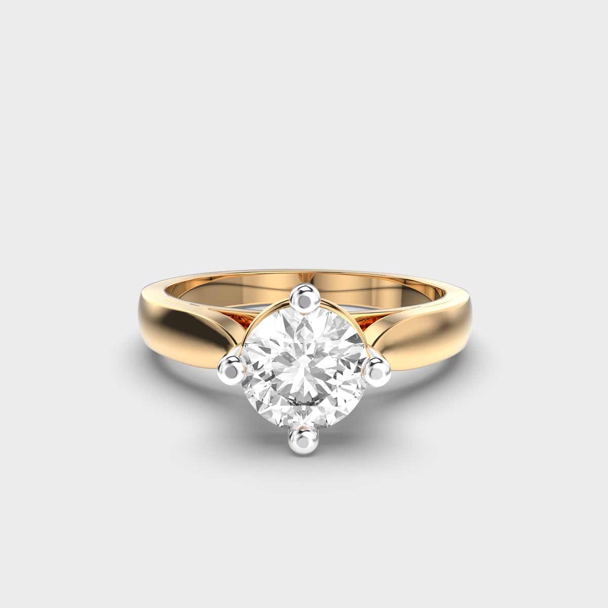 Pure Round Diamond Chic Ring