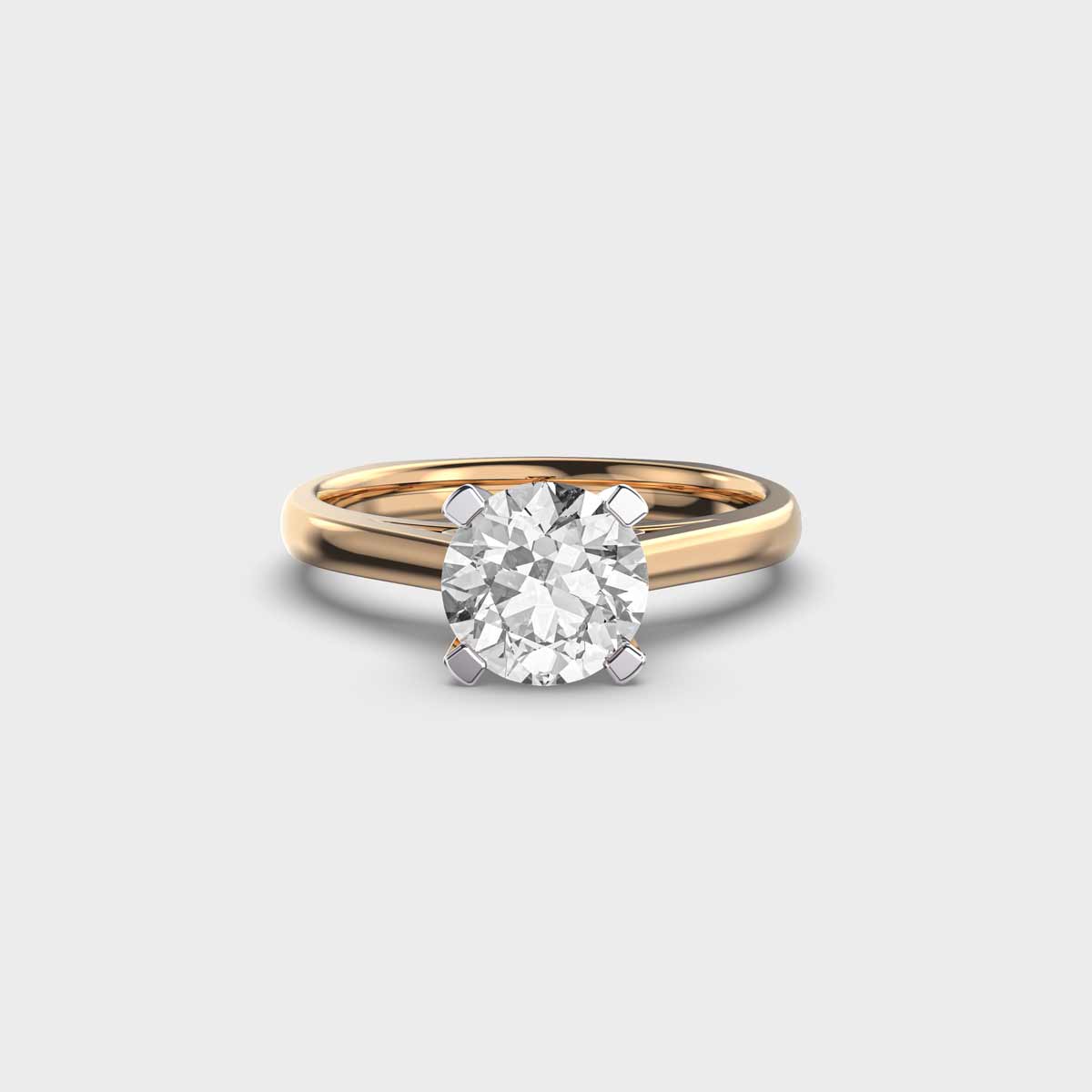 Queens Solitaire Diamond Ring For Women