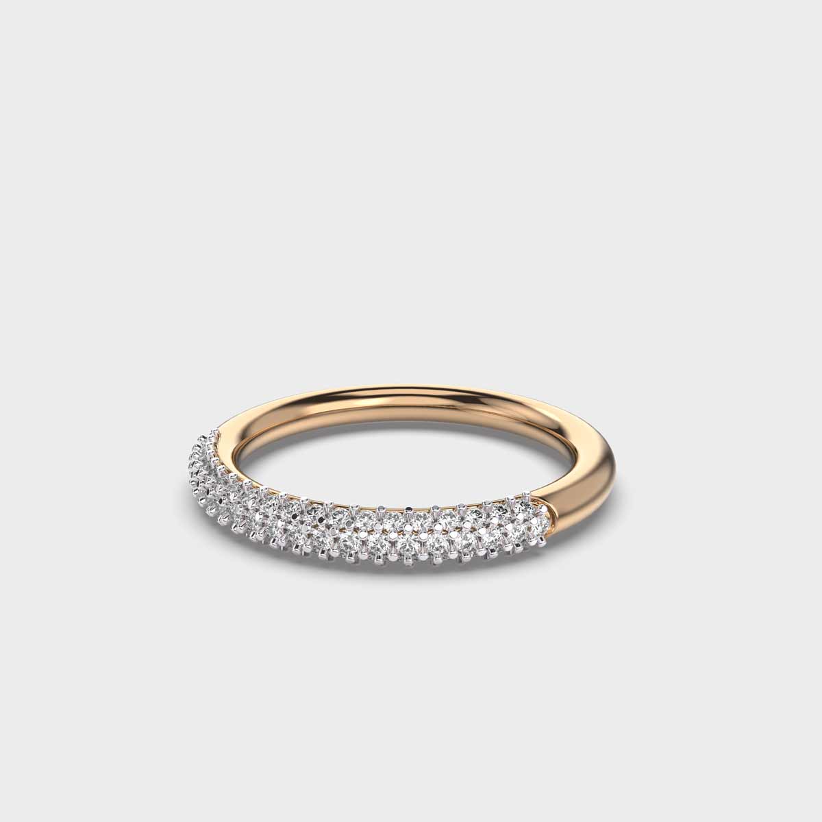 Intricate Diamond Band Ring