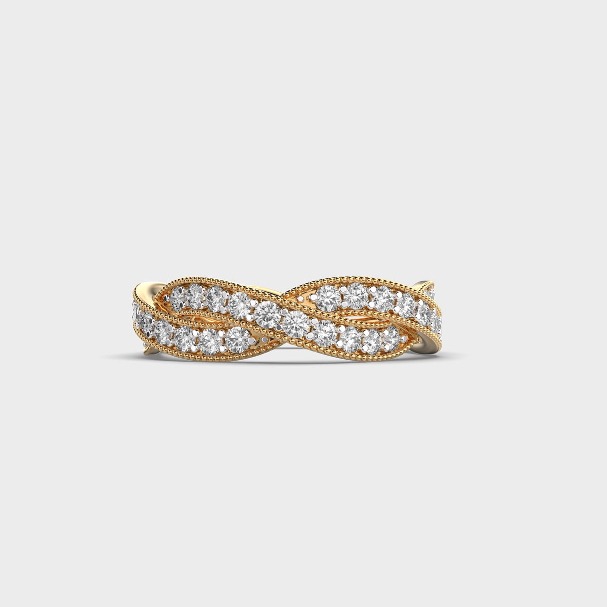 The Entwining Triumph Diamond Ring