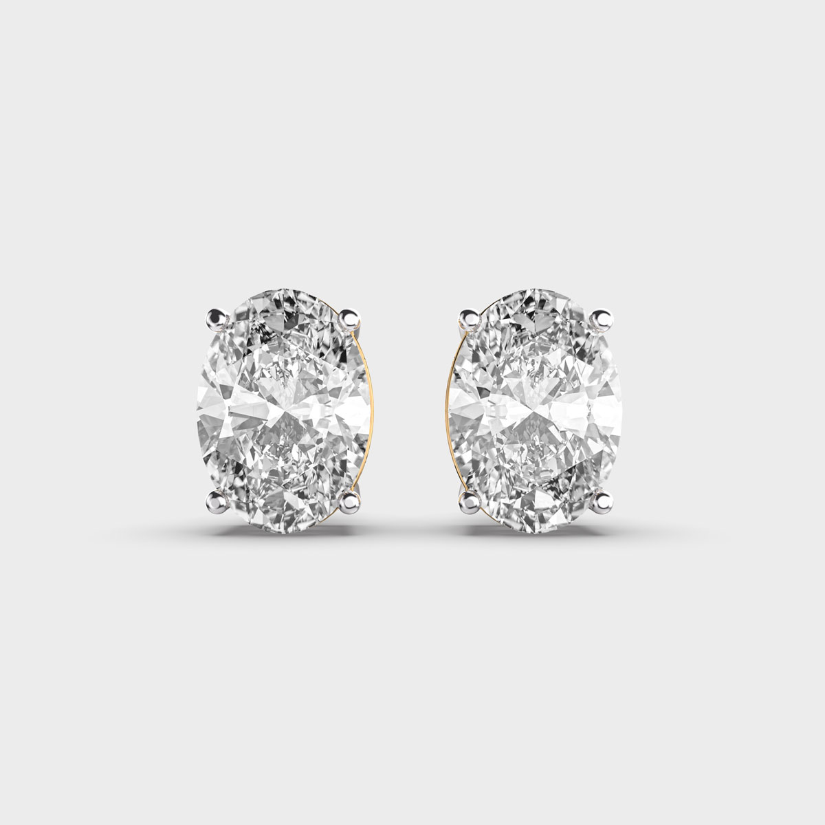 Illume Oval Shaped Diamond Studs