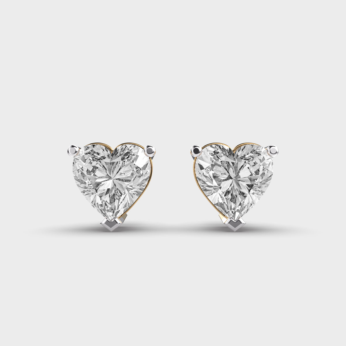 My Heart Statement Diamond Studs