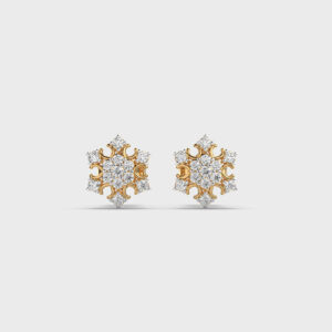 Majestic Motif Diamond Studs