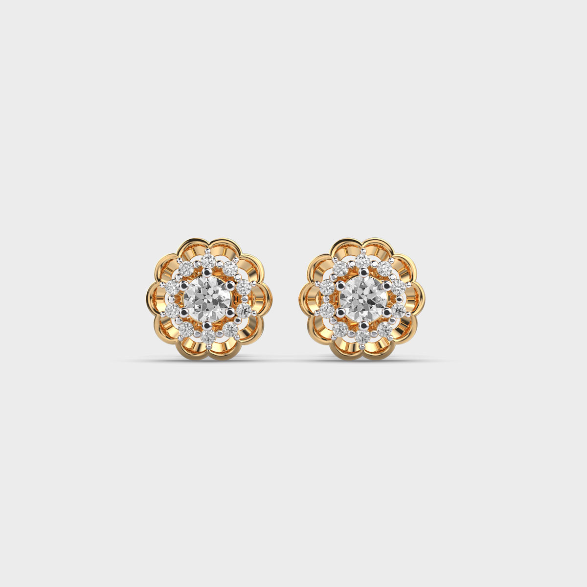 Imperial Grandeur Diamond Ear Studs