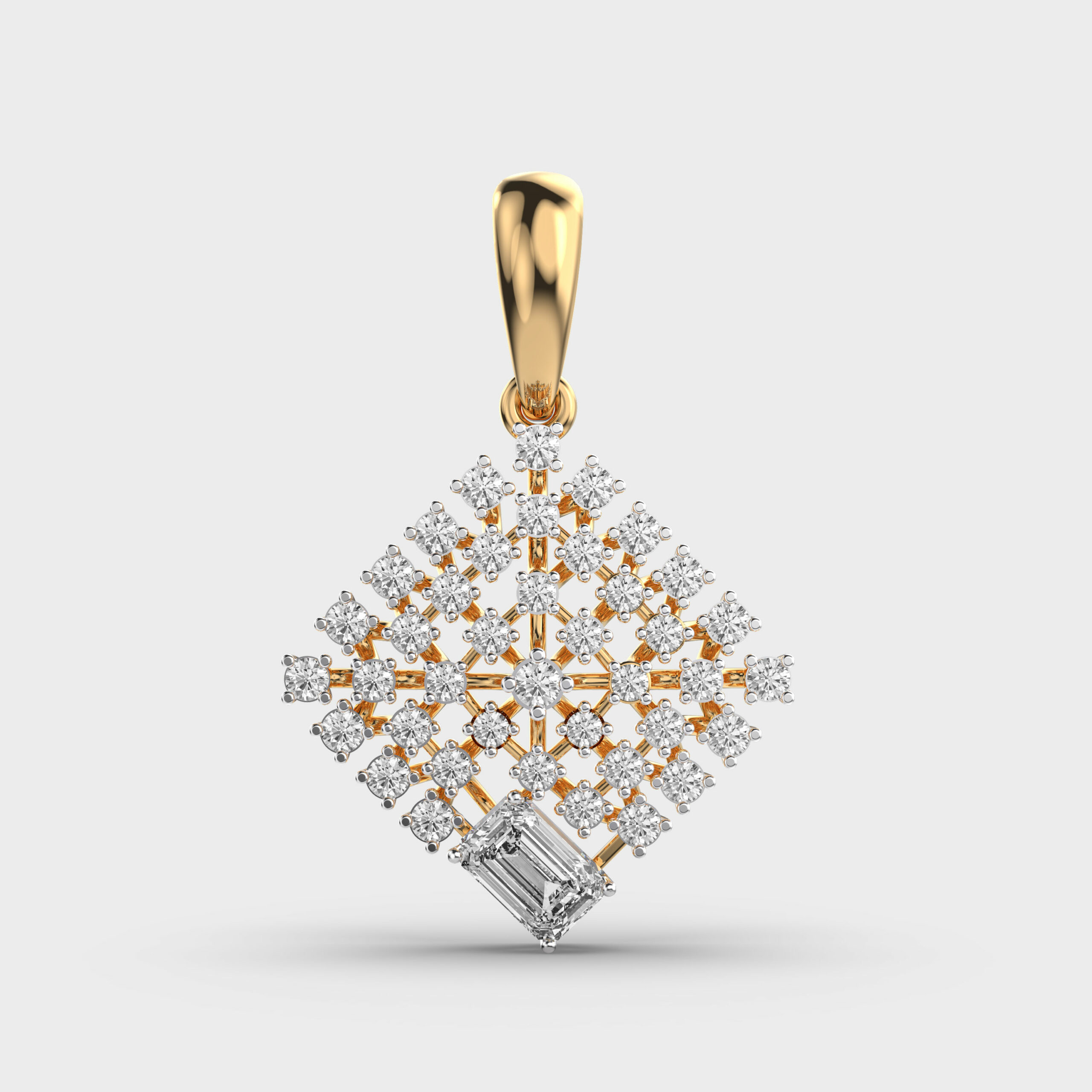 Radiant Splendour Diamond Pendant (Without Chain)