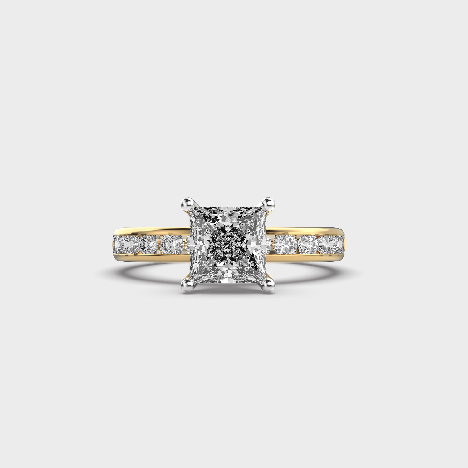 Pretty Princess Straight Channel Ring