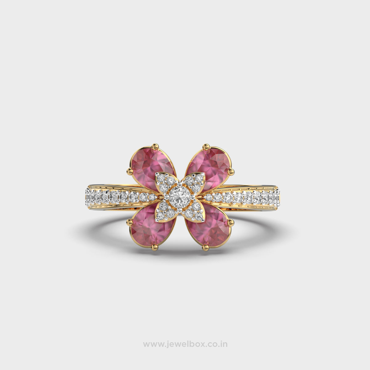 Charming Blossom Diamond Ring