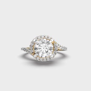 Twisted Blossom Diamond Ring