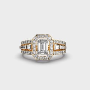 Triband Gem Diamond Ring