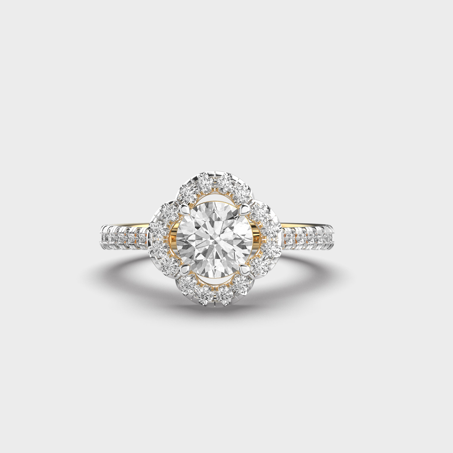 Princess Choice Round Diamond Ring