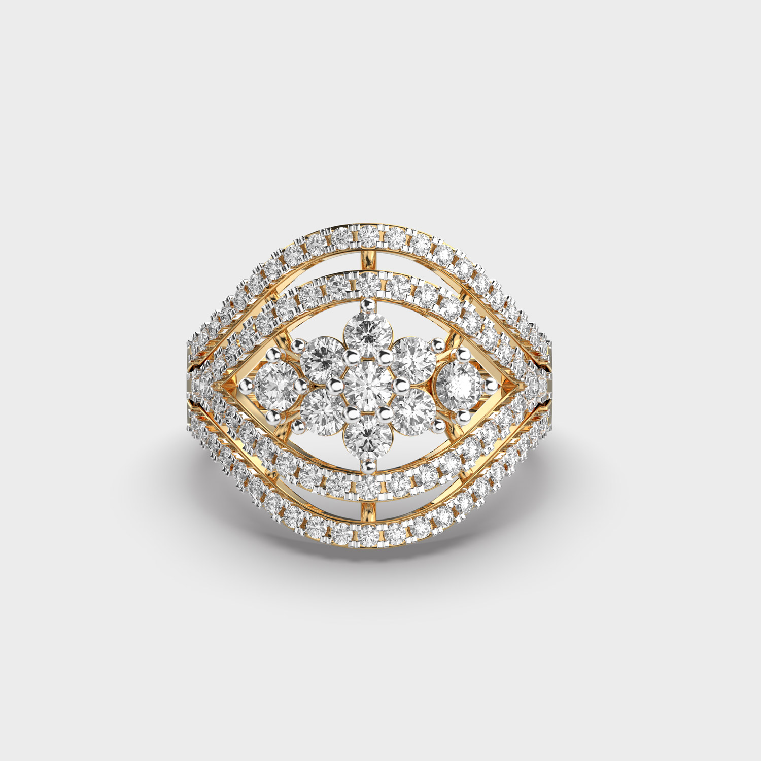 Queen's Hidden Jewel Diamond Ring