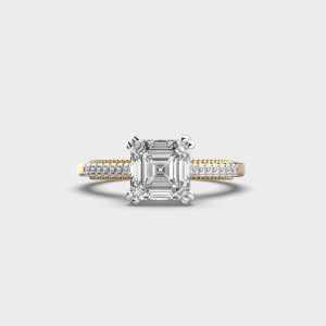 Squared Together Diamond Ring