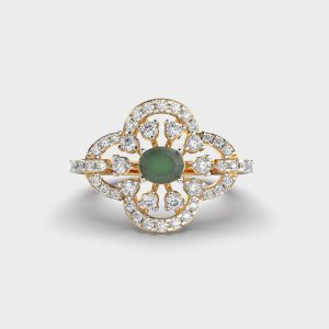 Luxe Bloom Diamond Ring