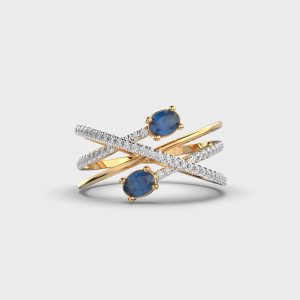 Crossing Paths Diamond Ring