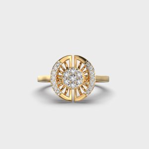 Glowing Door Diamond Ring