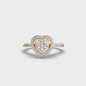 Behold Your Heart Diamond Ring