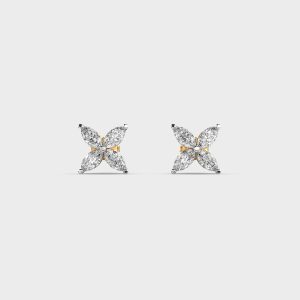 Petite Flora Diamond Studs