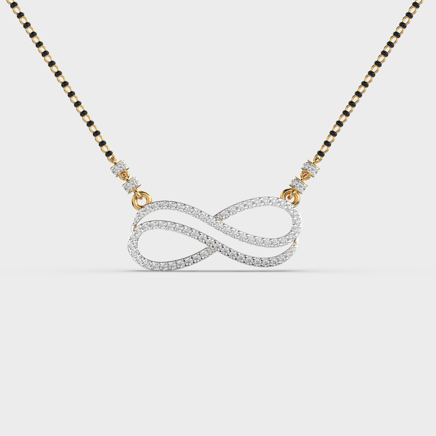Infinity Double Loop Mangalsutra (With Chain)