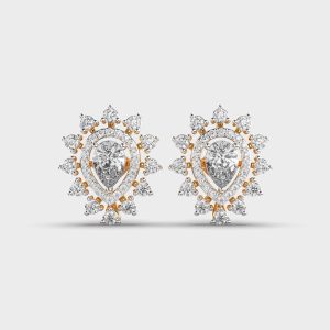 Droplet Charm Diamond Studs