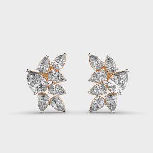 Structured Brilliance Diamond Earrings