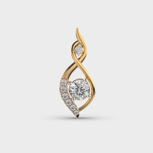 Contemporary Royalty Diamond Pendant