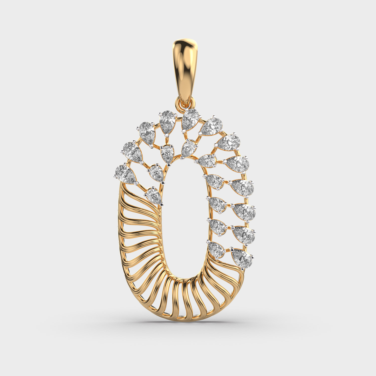 Sundrop Mirage Diamond Pendant (Without Chain)