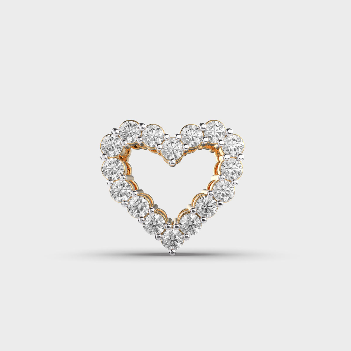 Take My Heart Diamond Pendant (Without Chain)