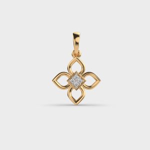 Floral Essence Diamond Pendant