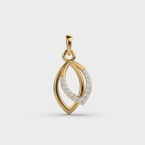 Modern Cinderella Diamond Pendant