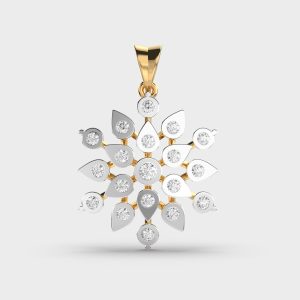 Camellia Drift Diamond Pendant