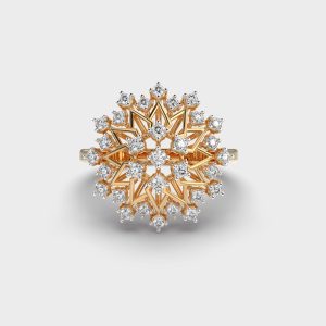 Jazzy Fireworks Diamond Ring