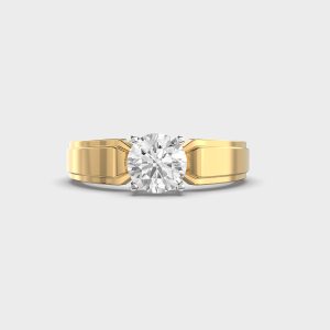 Modern Band Diamond Ring