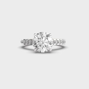 Sculpted Jewel Diamond Ring