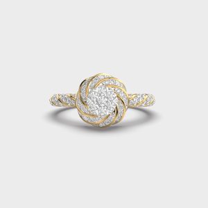Rosy Path Diamond Ring