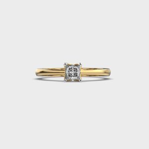 Sleek Glam Diamond Ring