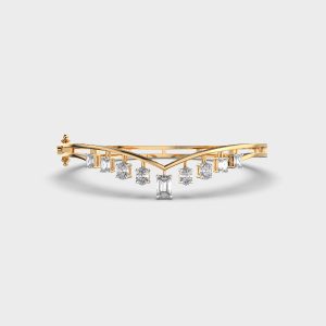 Sleek Circlet Diamond Bracelet