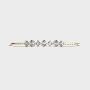 Geometric Appeal Diamond Bracelet