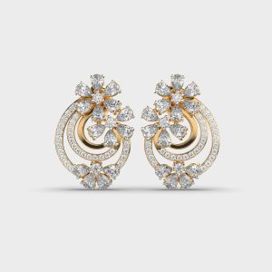 Splendid Bunch Diamond Earrings