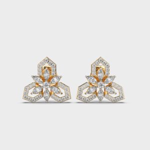 Prosperous Bloom Diamond Studs