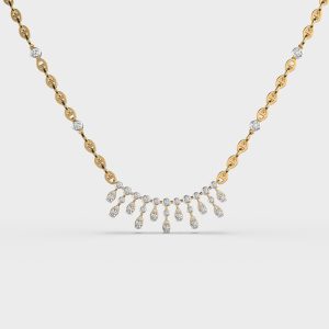 Graceful Fantasy Diamond Necklace