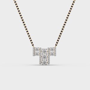 Subtle Honeymooner Diamond Mangalsutra Pendant