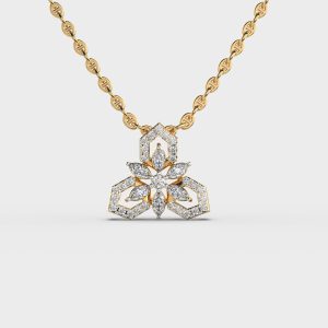 Prosperous Bloom Diamond Pendant