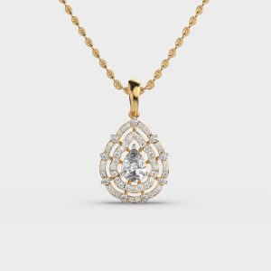 Enchanting Drops Diamond Pendant
