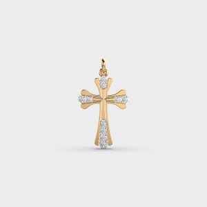 Holy Cross Diamond Pendant